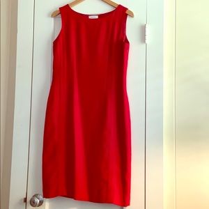 Calvin Klein sleeveless sheath dress